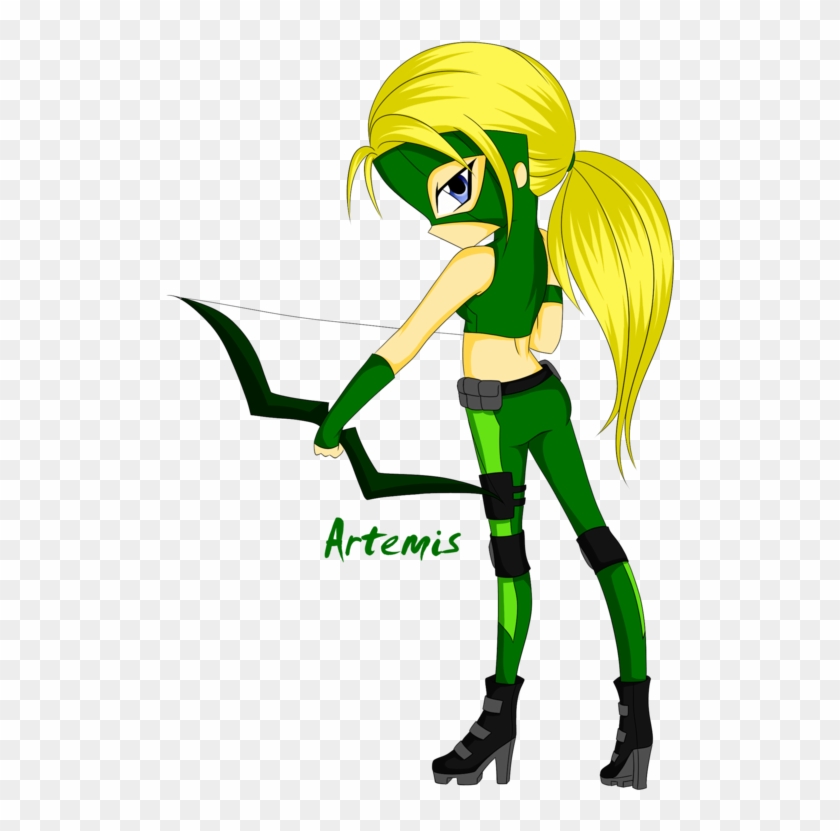 Artemis By Iikiui Young Justice Cartoon Free Transparent Png Clipart Images Download