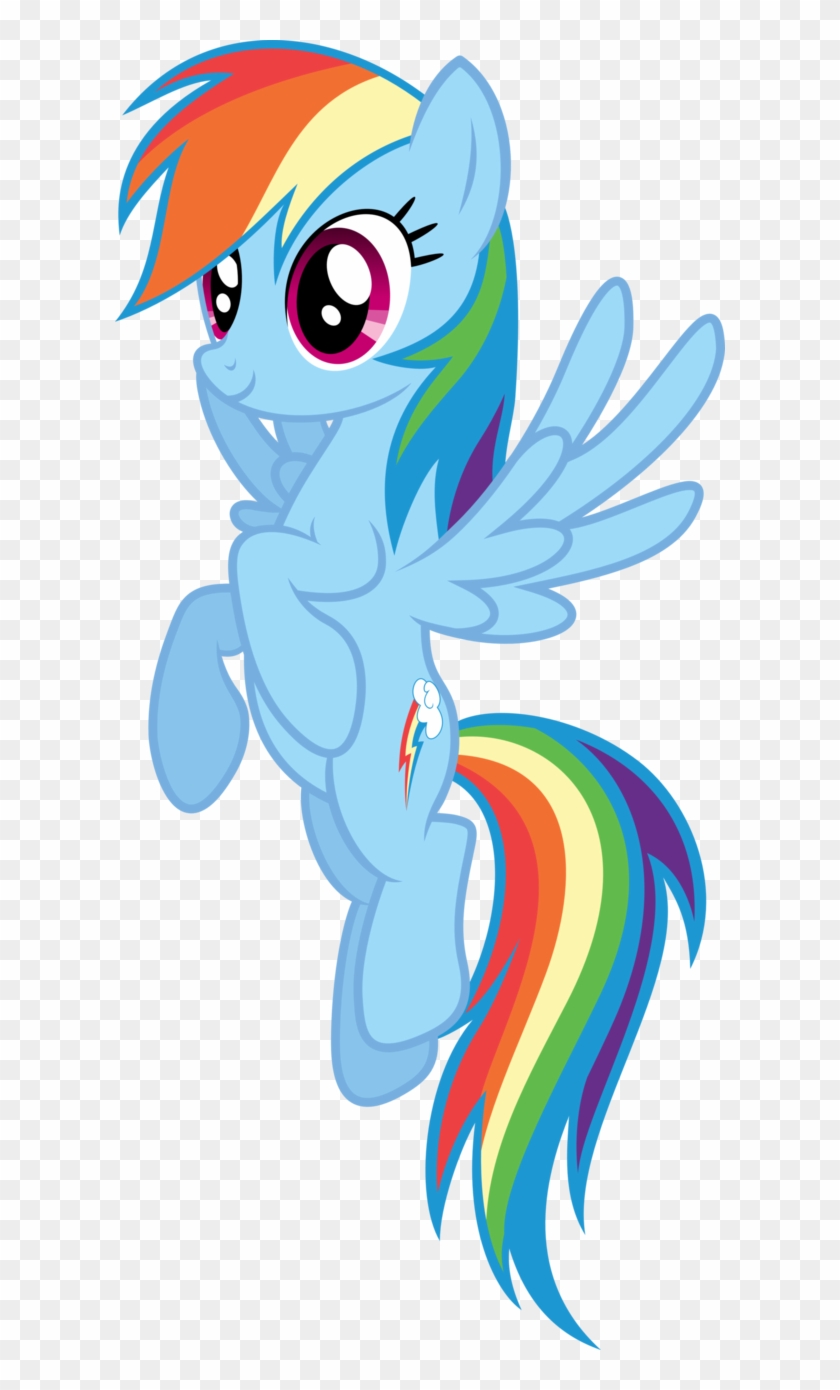 Rainbow Dash 2 By Xpesifeindx - Rainbow Dash Hovering #731856