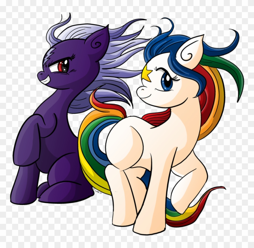 Skydancer And Starlite, G4 Style By Xkappax - Rainbow Brite Horse Oc #731862