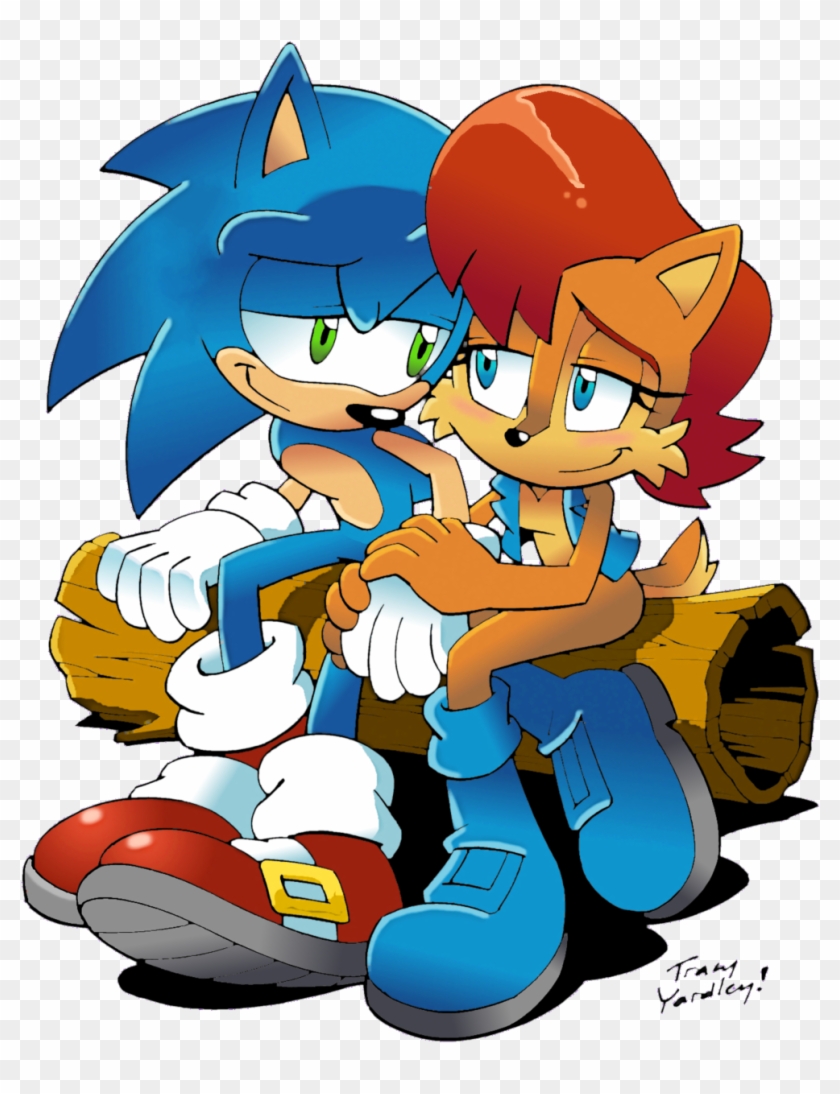 Sonic And Sally By Tracy Yardley-colored By Copperchipmunk - Sonic And Sally Acorn #732003