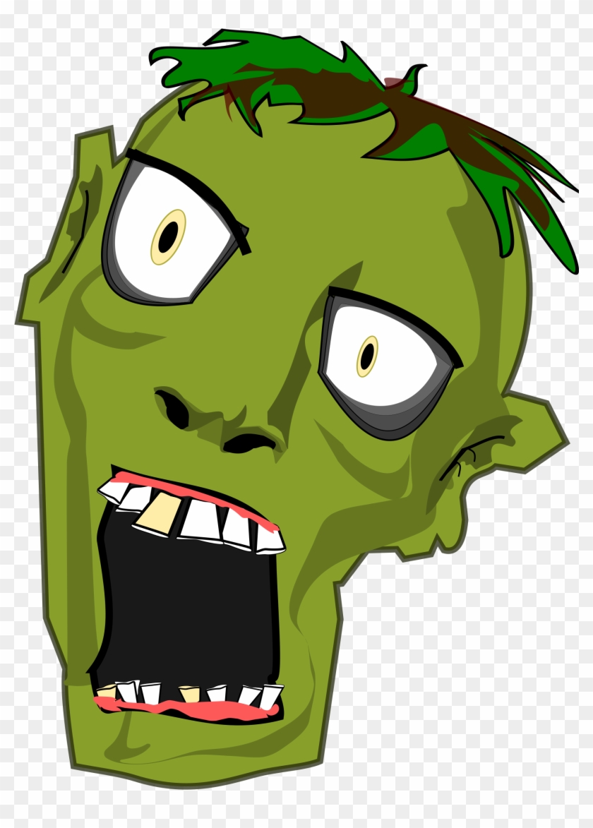 Zombie Transparent Png - Zombie Head Clip Art #732053
