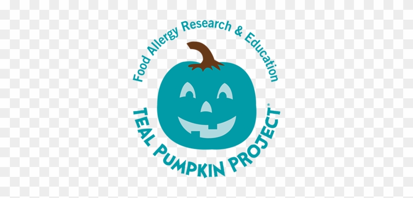 Allergy/food Issue-friendly Halloween Tips - Teal Pumpkin Project Logo #732098