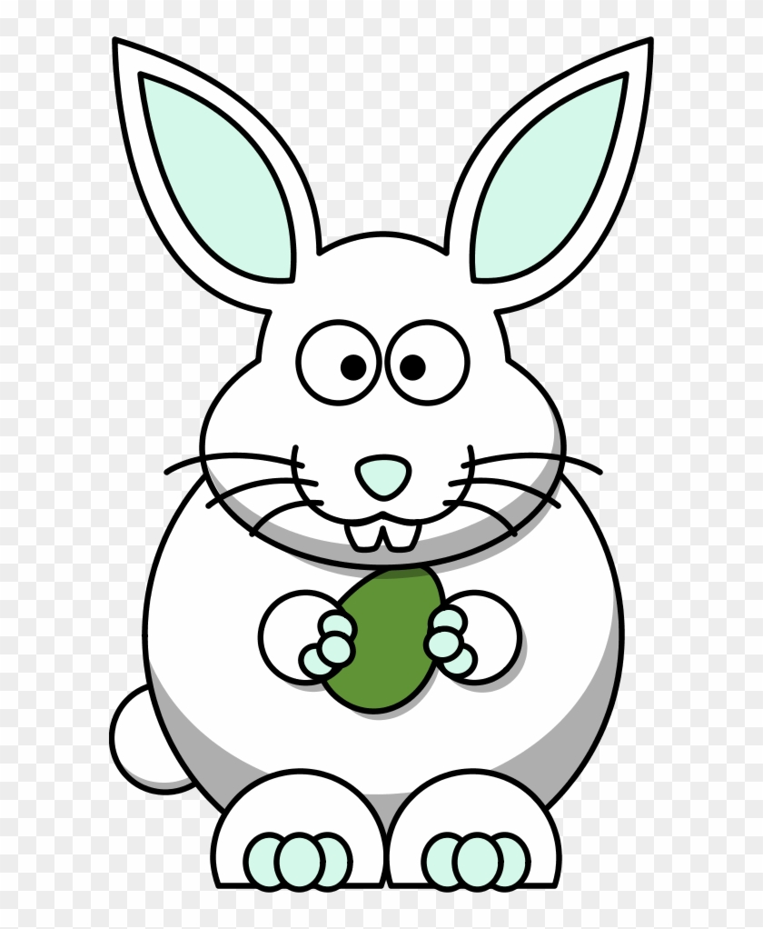 Vector Clip Art - Cartoon Easter Bunny #732131