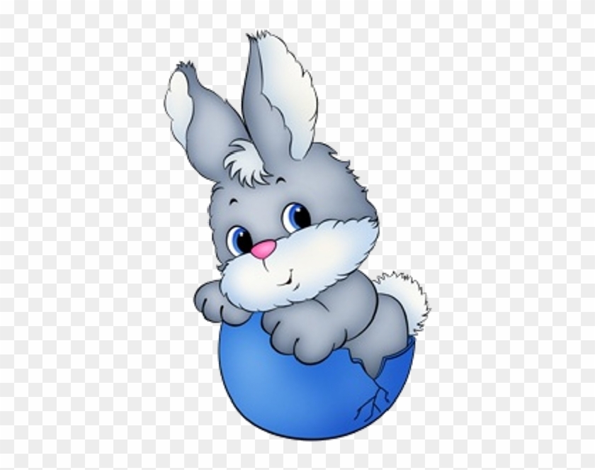 Valentine Easter Bunnies Png Images On A Transparent - Cartoon Baby Easter Bunny #732135