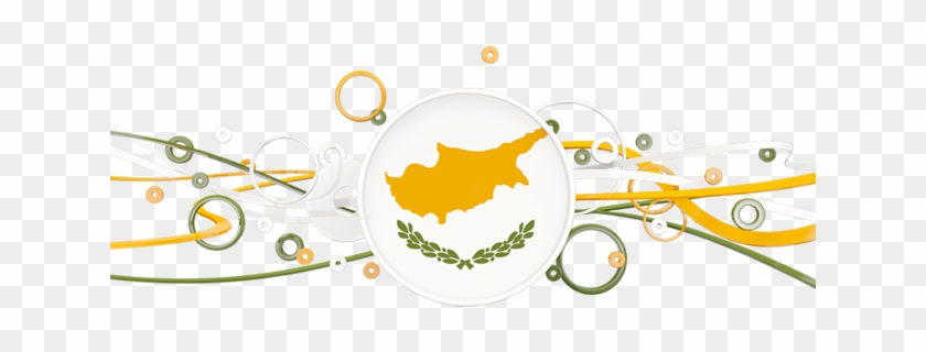 Illustration Of Flag Of Cyprus - Cyprus - National Flag - Current Oval Ornament #732244