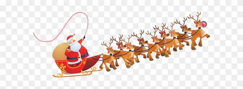 Christmas Border Corner Clipart Free - Santa Claus Png #732390