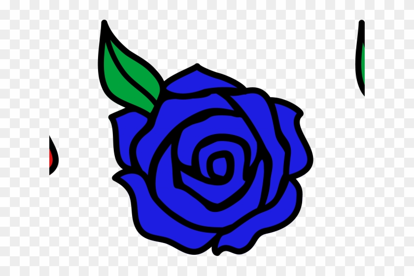 Purple Rose Clipart Colorful - Rose Cartoon #732407