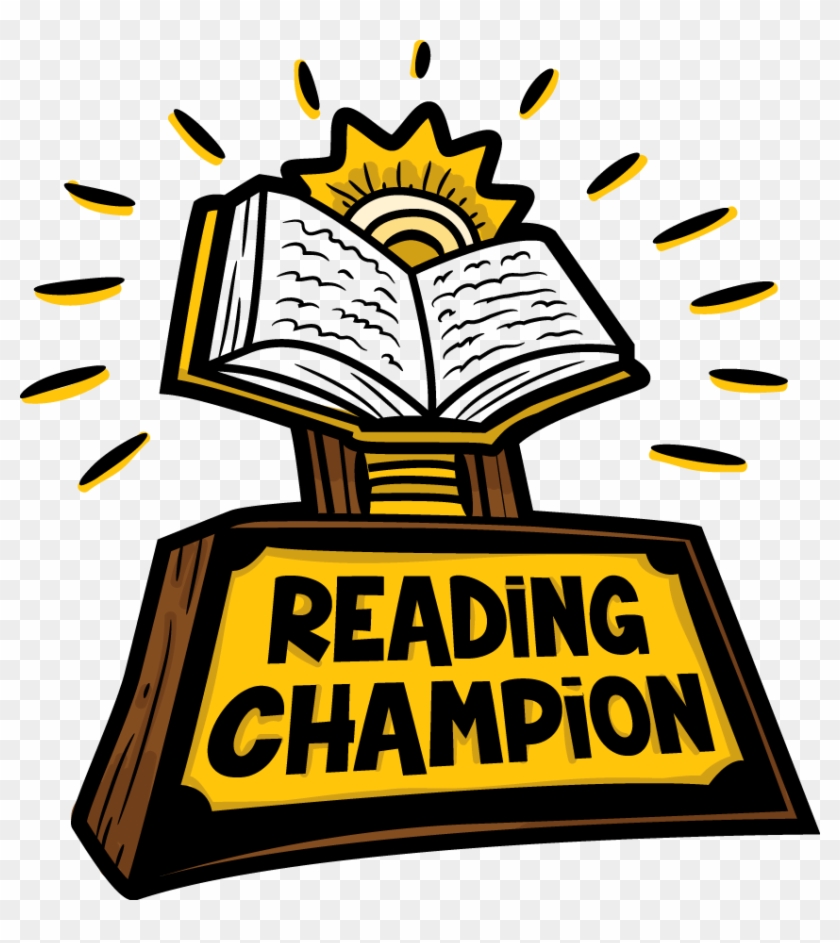 Reading Prize Cliparts - Reading Champion Clipart #732506