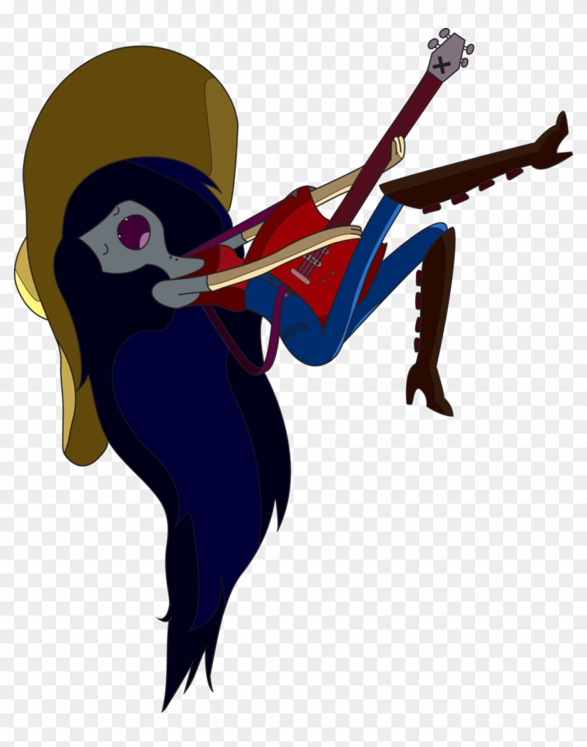 Marceline The Vampire Queen Ice King Television Show - Adventure Time Marceline Floating #732528