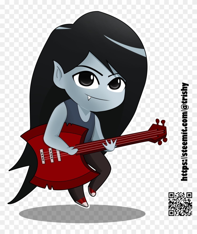 So One Of My Recent Post Was A Fanart Of Finn The Human - Marceline The Vampire Queen #732539