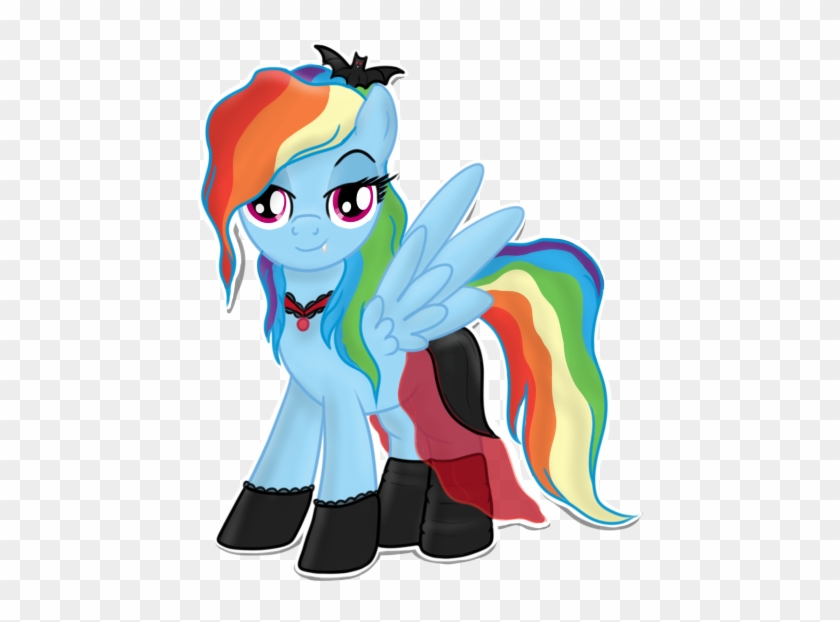 Dashie Is Best Vampire - Rainbow Dash As A Vampire #732634