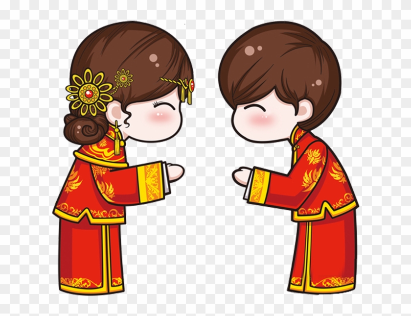 Chinese Marriage Wedding - Hd Chinese Man Cartoon #732682