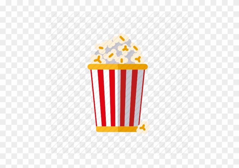 Popcorn Cinema Icon Set ~ Icons ~ Creative Market - Cinema Pop Corn Png #732735