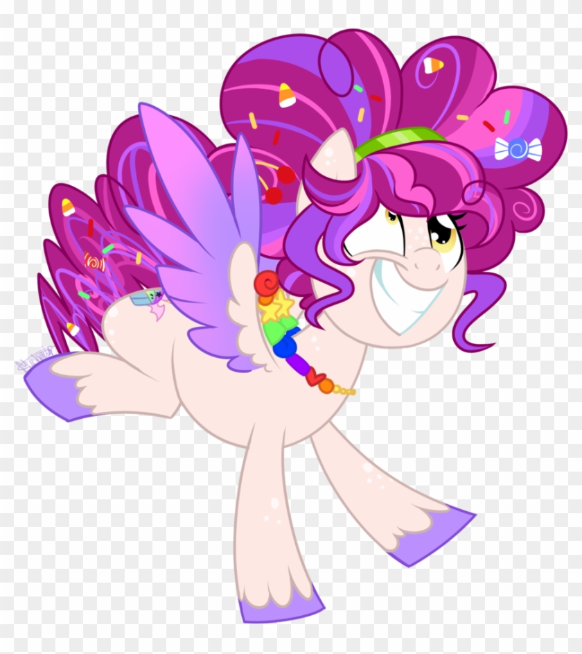 Kellythedrawinguni, Colored Wings, Female, Mare, Mismatched - Cartoon #732745