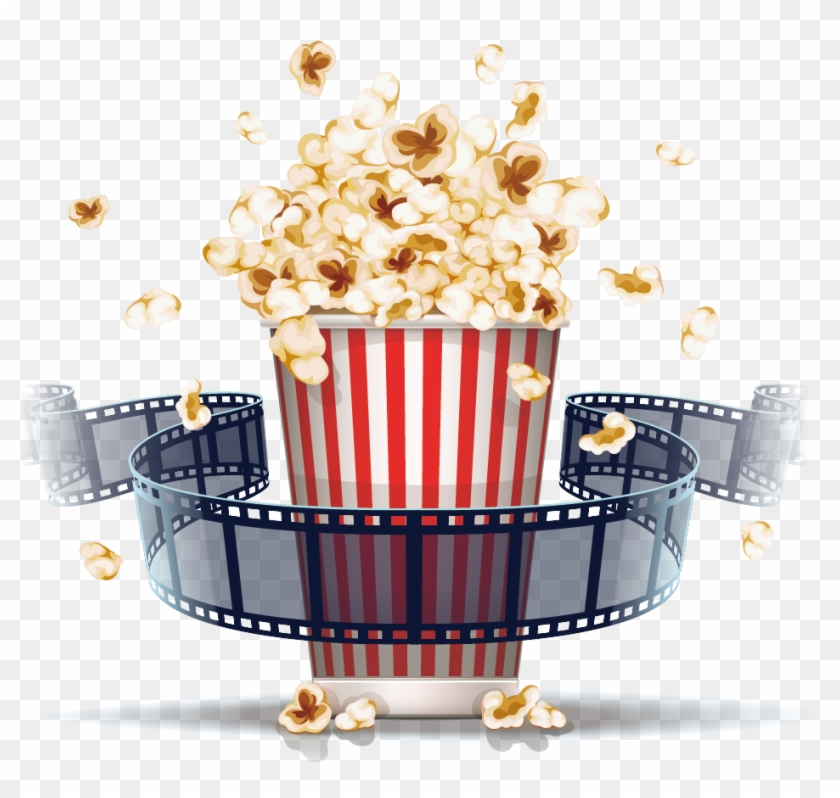 Popcorn Film Stock Illustration Cinema - Popcorn Png #732755