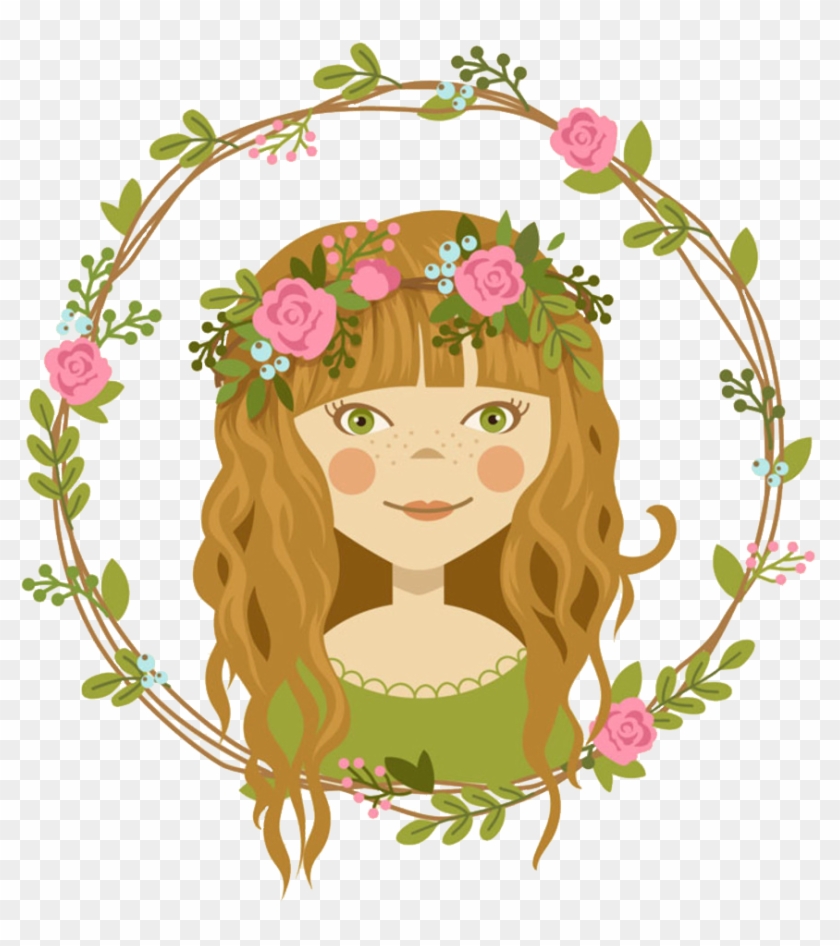 Wreath Flower Crown Clip Art - Wreath Flower Crown Clip Art #732825