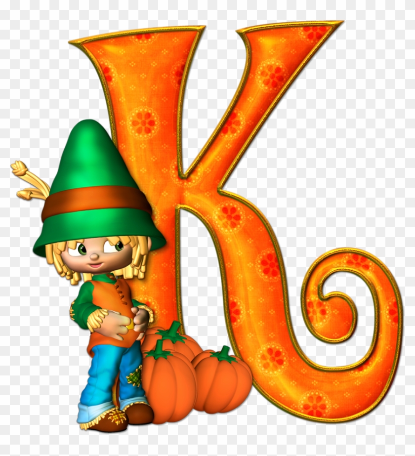 Halloween Tricks, Halloween Stuff, Halloween Letters, - Letter K With Pumpkins #732798