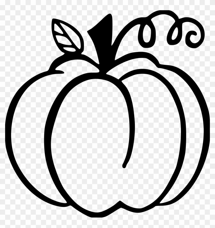 Halloween-pumpkin File Size - Fancy Pumpkin Silhouette #732855