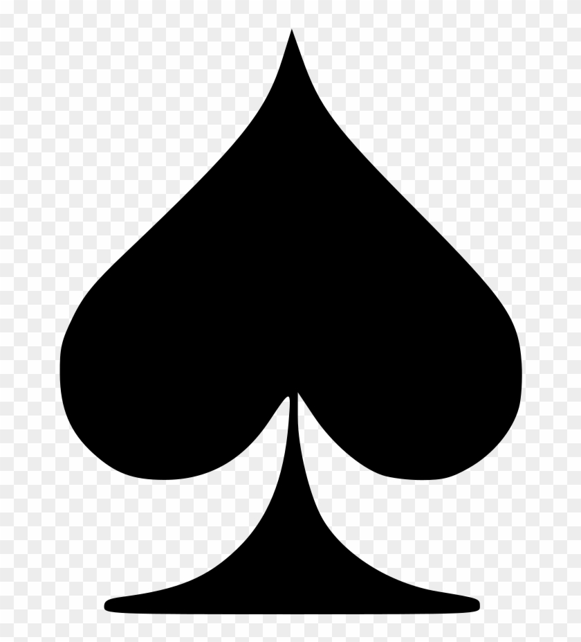 File - Card Spade - Svg - Ace Of Spades Png #732928