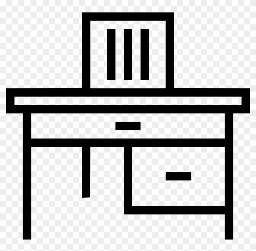 Working Table Chair Desk Drawer Office Comments - Dining Room #733000