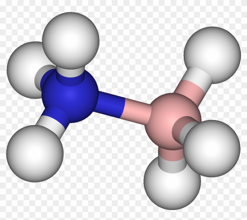 Ammonia Borane 3d Balls - Covalent Bond 3d Model #733093