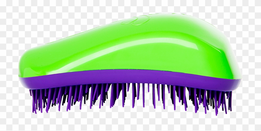 Dessata Green And Purple Detangling Hairbrush - Dessata Anti-klit Borstel Groen Paars #733132
