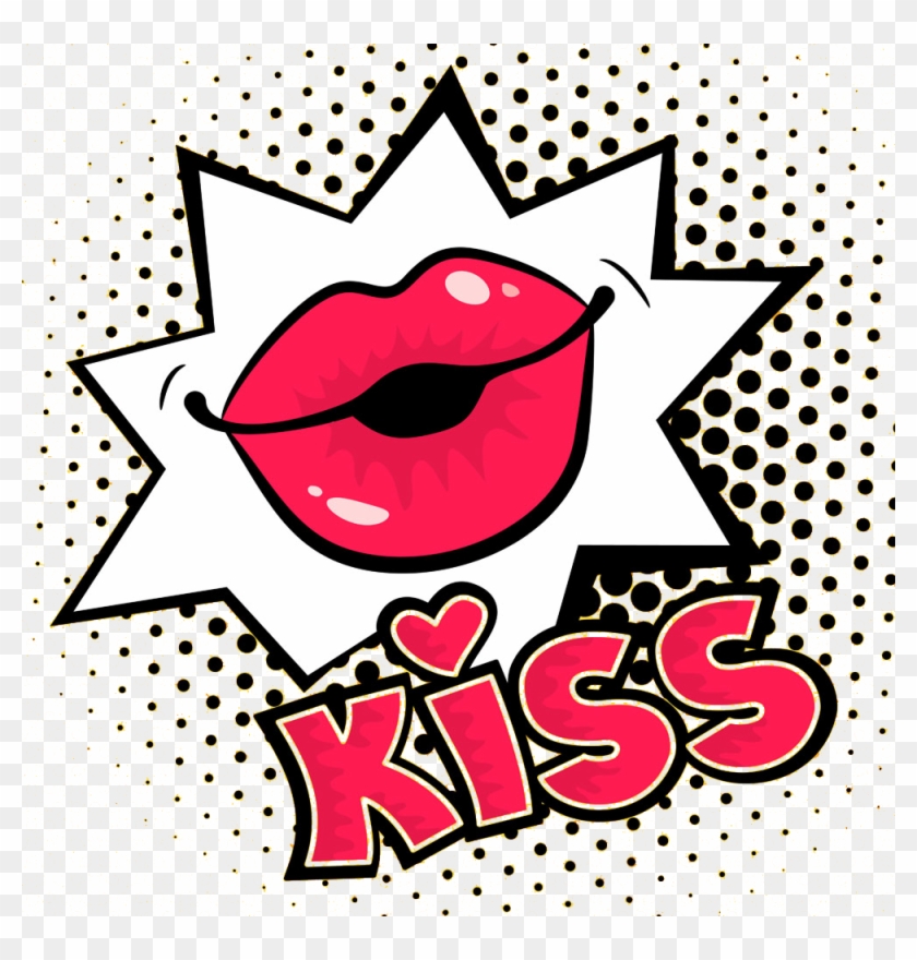 Kiss Comics Lip Illustration - Kiss Comics Lip Illustration #733257