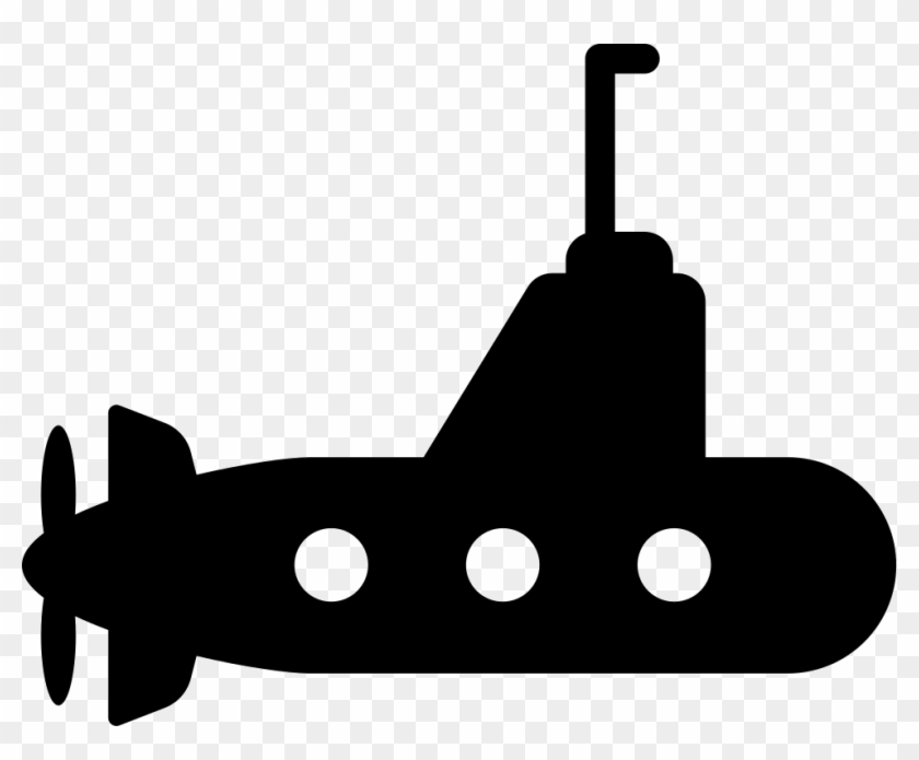 Submarine With Propeller Comments - Submarine Vector Png #733216