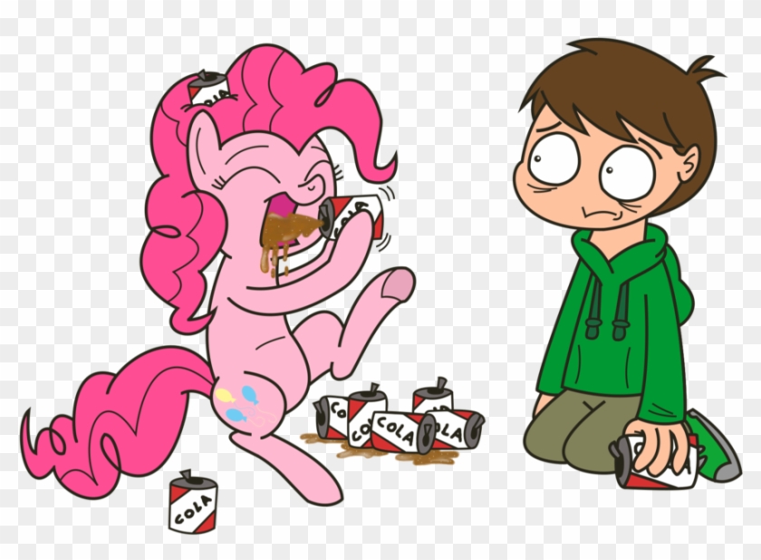 La 0 Pinkie Pie Pink Facial Expression Cartoon Mammal - Eddsworld My Little Pony #733239
