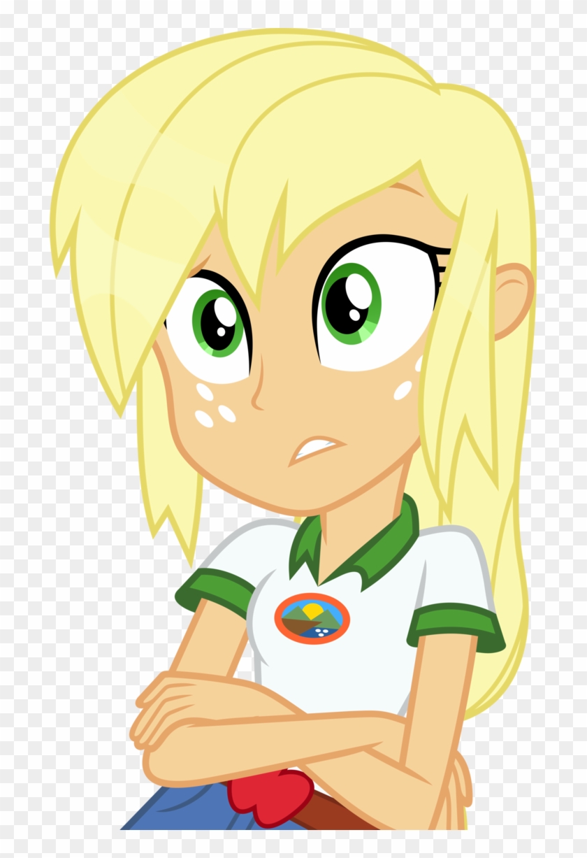 Mlp Eqg 4 Applejack Vector - Applejack Equestria Girls Vector #733394