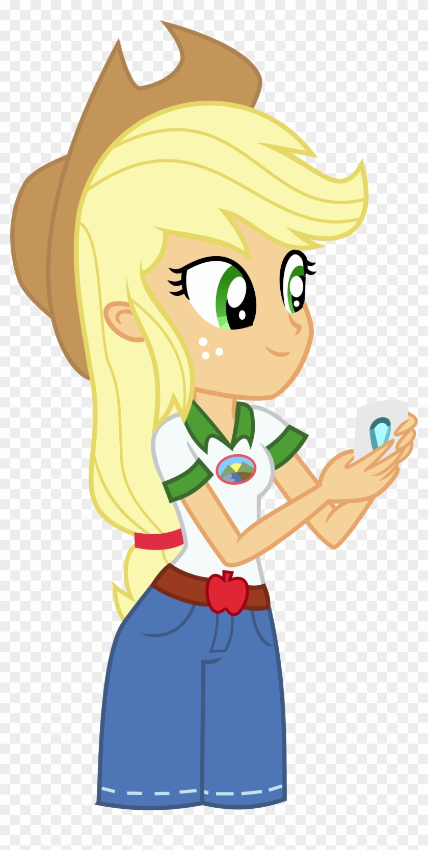Apple Jack Eqg Loe By Anhel032015 - My Little Pony: Equestria Girls #733396