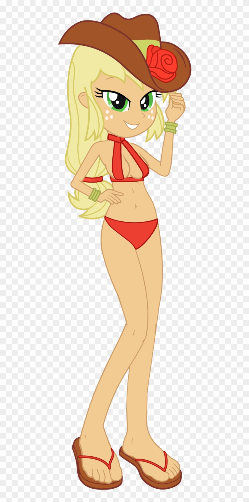 Applejack In Bikini By Kevintoons915 - Applejack #733435