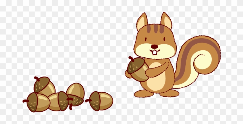 Squirrel Cartoon Clip Art - 卡通 松鼠 #733442