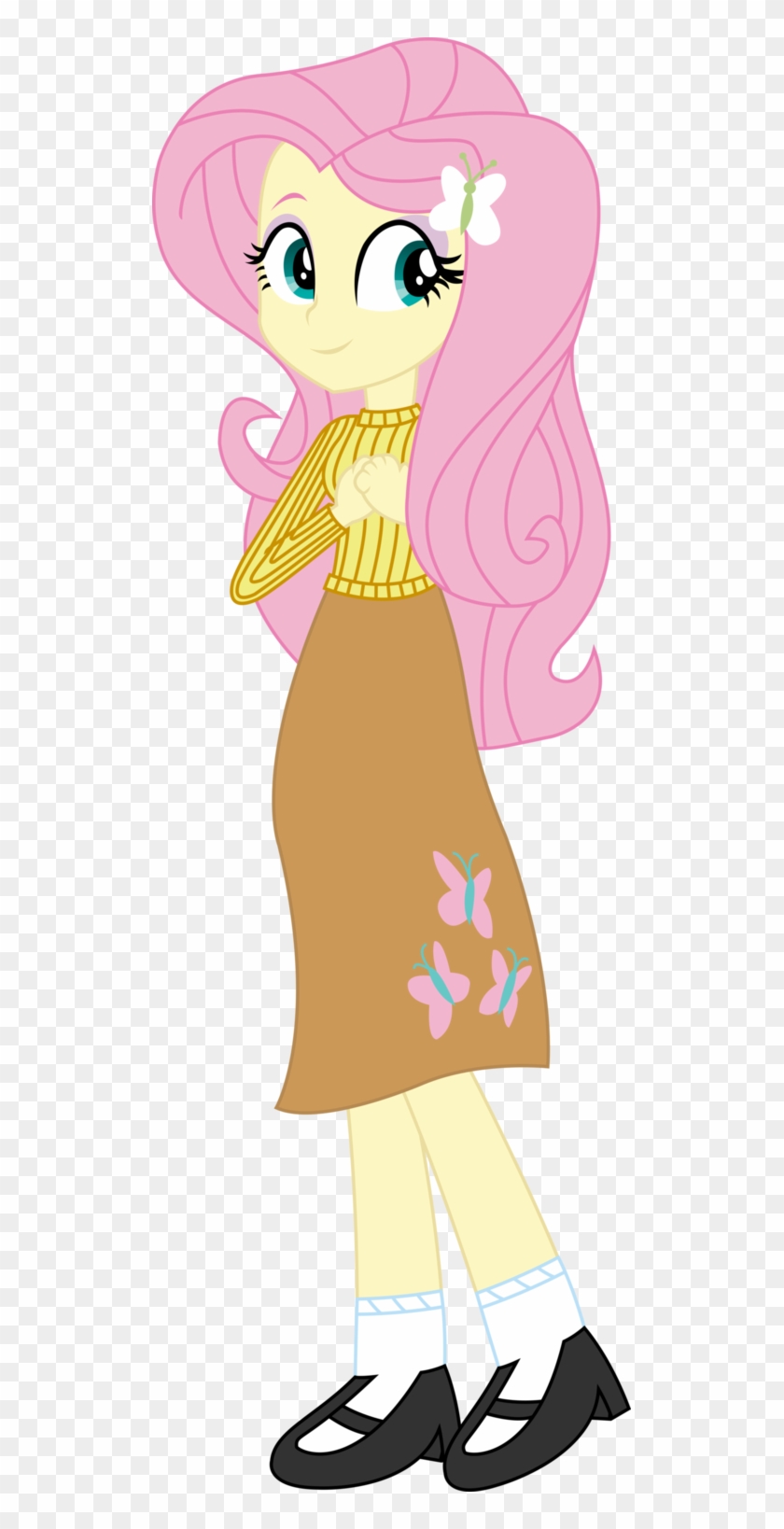 Vector - Casual Fluttershy - Vector Casual Fluttershy By Sketchmcreations Deviantart #733477
