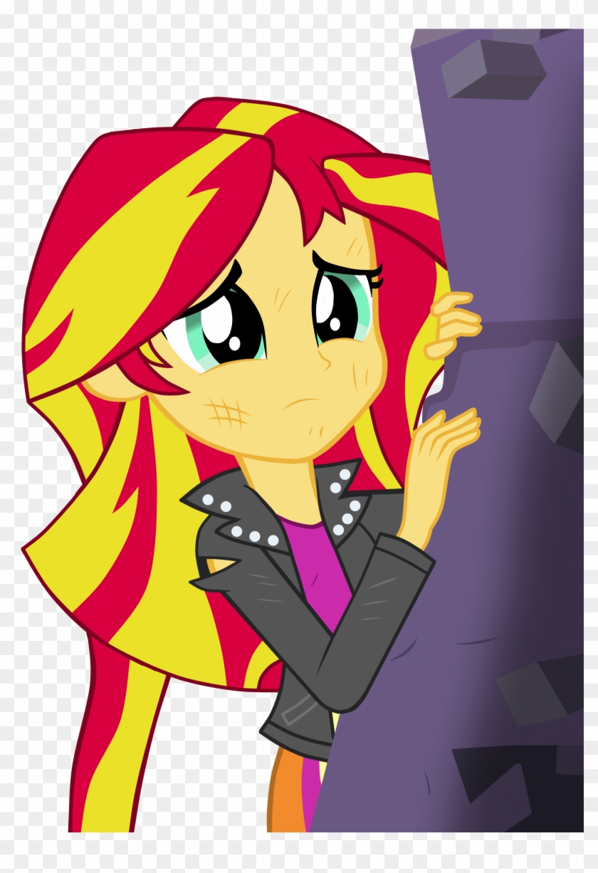 Sad Sunset Shimmer Vector By Neutron Quasar - Shimmer Sad Mlp Eg Base Sad Sunset #733480