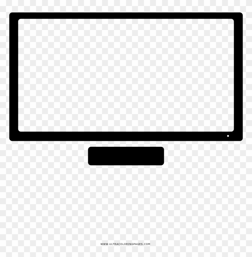 Television Coloring Page - Computer Monitor #733567