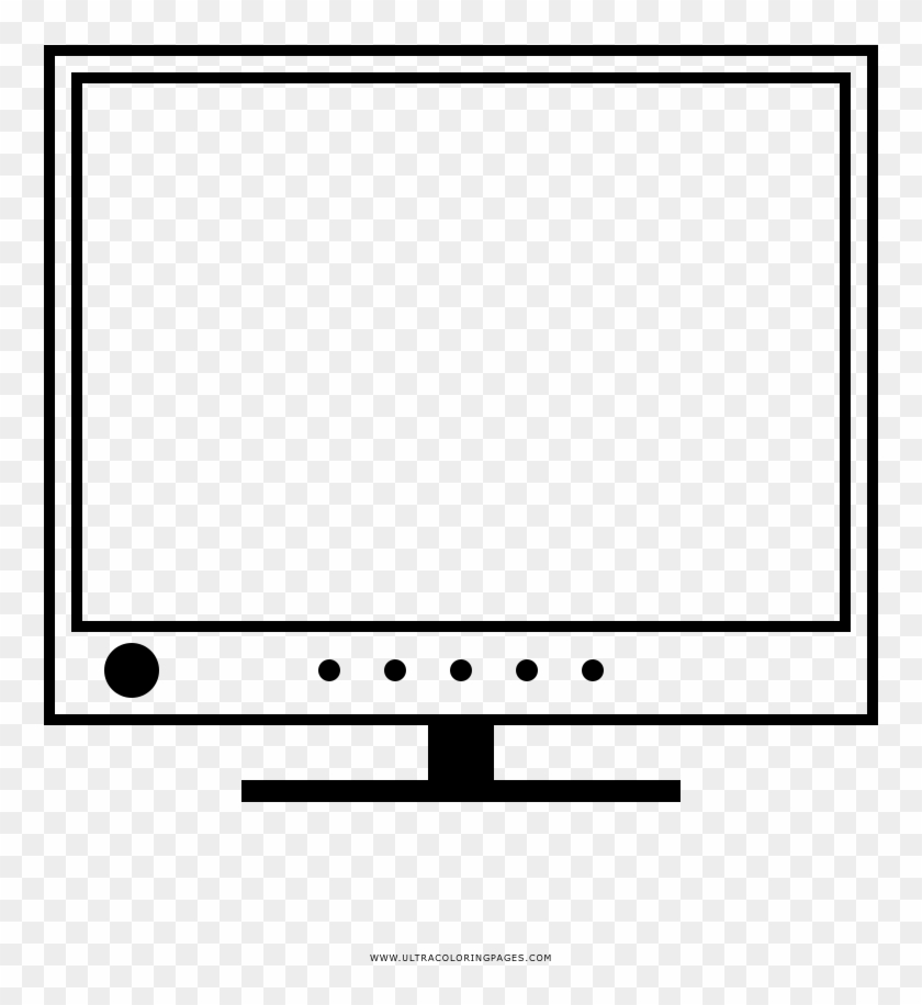 Television Coloring Page - Desenho De Televisão Para Colorir #733570