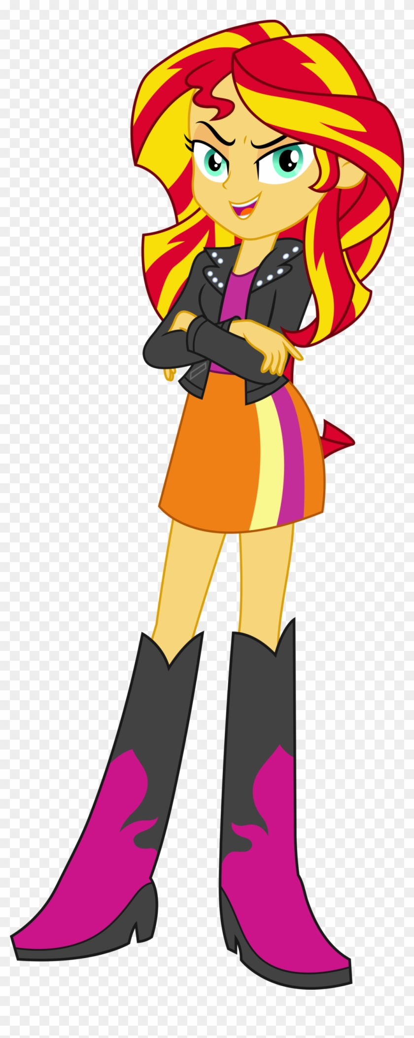 Equestria Girls Sunset Shimmer Vector By Icantunloveyou - My Little Pony Equestria Girls Sunset Shimmer #733585