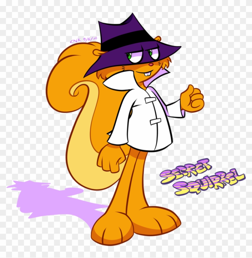 Shhh Secret Squirrel By Maudedraws - Secret Squirrel #733608