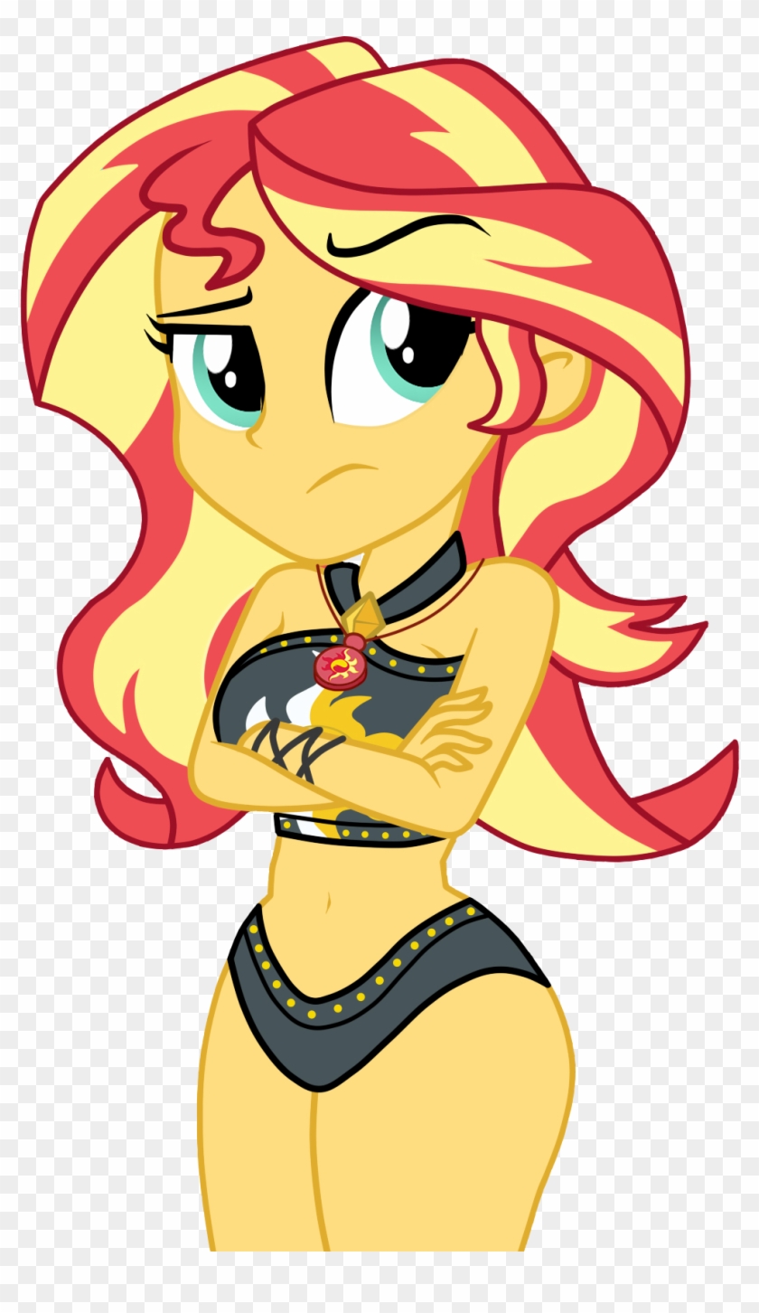 Mashoart, Belly Button, Bikini, Bikini Bottom, Breasts, - Sunset Shimmer Beach #733636