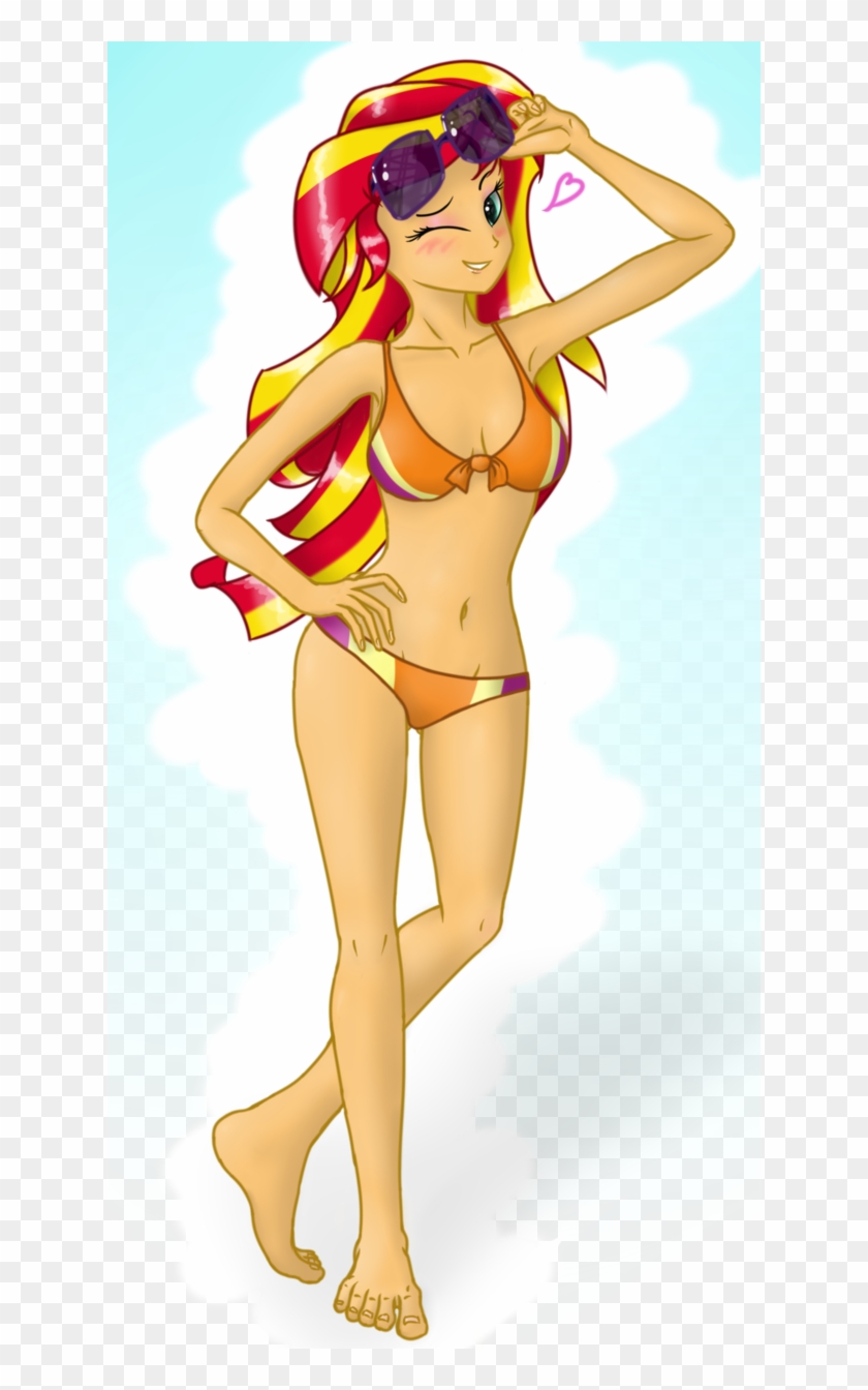 Sunset Shimmer Bikini By Zuko42 - Sunset Shimmer Bikini #733678