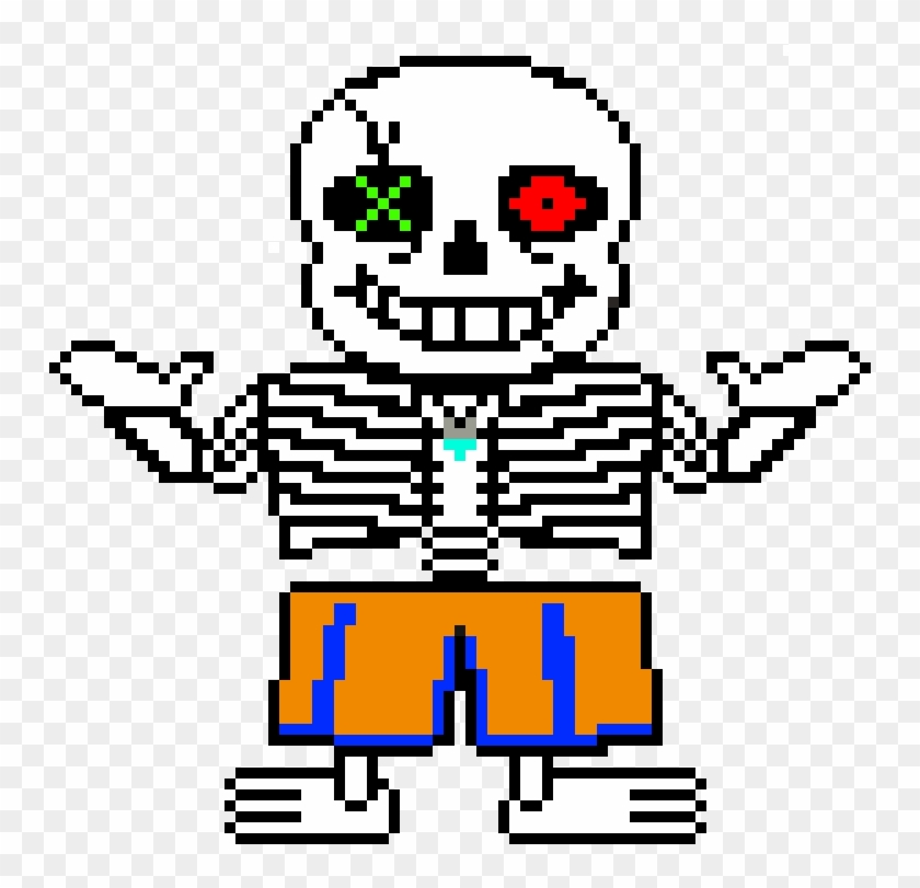 Pixilart - cross sans by purlperdevil143