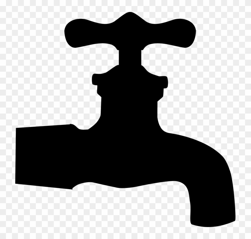 Put Hand In Water And Rub - Faucet Clip Art #733805