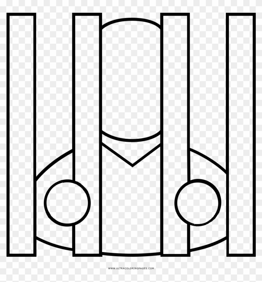 Prisoner Coloring Page - Dibujos De Prisioneros Para Colorear #733864