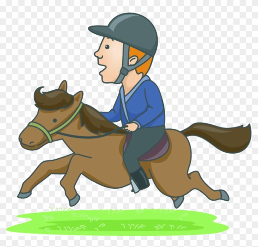 Horse Equestrian Cartoon Illustration - Horse Equestrian Cartoon Illustration #734008