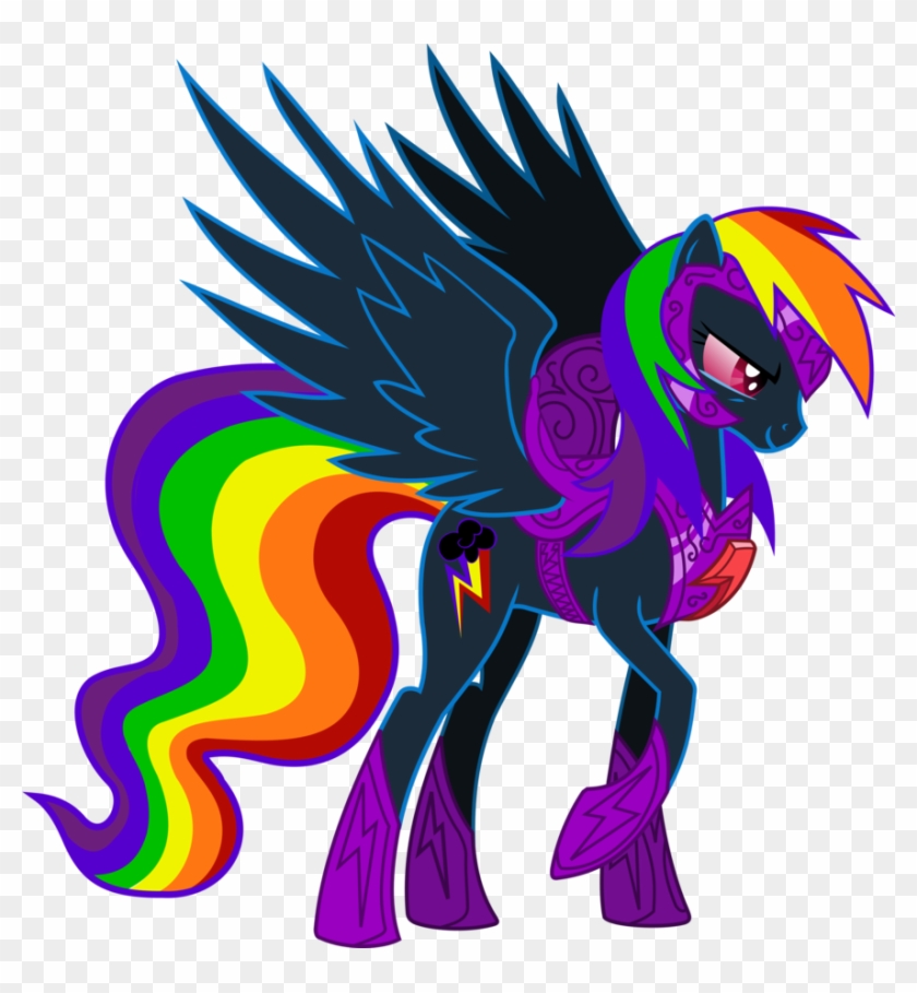 Nightmare Rainbow Dash By Dragnmastralex - My Little Pony Nightmare Rainbow Dash #733980