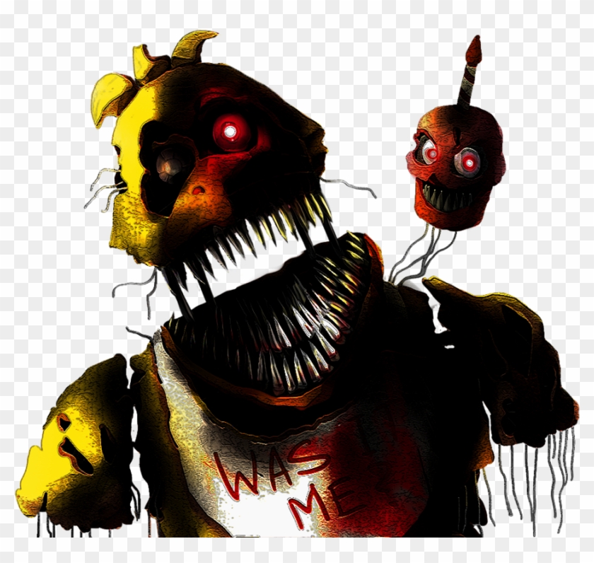 Nightmare Chica By Shootersp - Five Nights At Freddy's 4 Png #733982