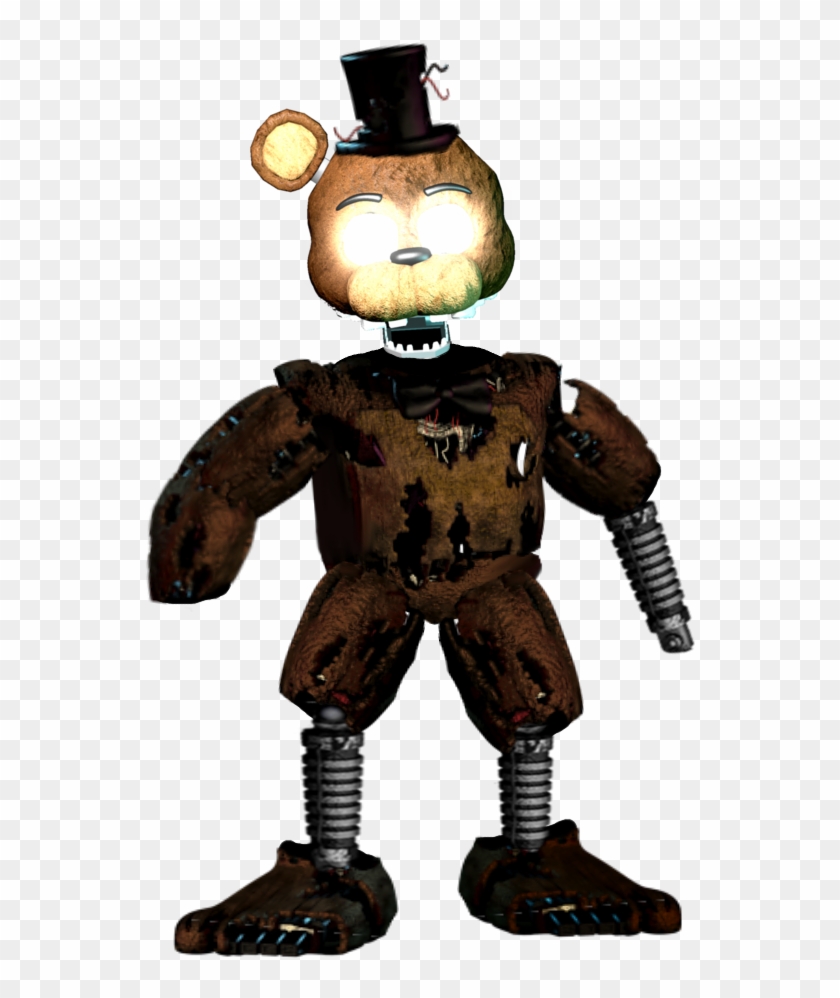 Nightmare Ignited Freddy - Ignited Freddy Png #734230