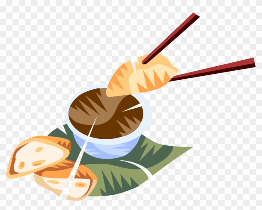 Vector Illustration Of Chinese Cuisine Tofu Dumplings - Vector Illustration Of Chinese Cuisine Tofu Dumplings #734301