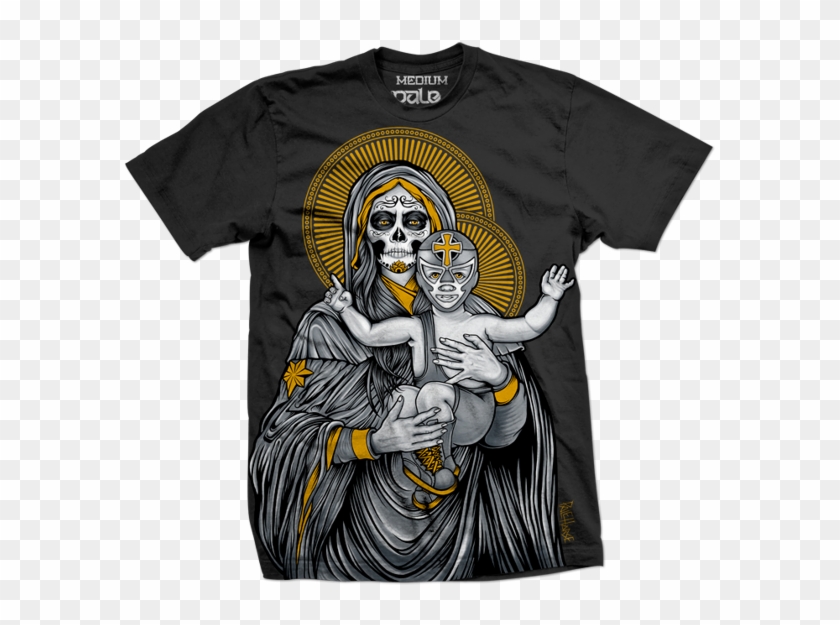 'our Lady Of Luchadores' By Pale Horse , Via Behance - 7.62 X39 Shirt #734309